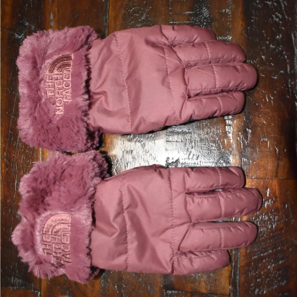 Plush Winter Gloves Youth Small North Face